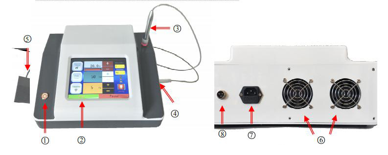 Professional 30W Spider Vein Removal 980 Diode Vascular Laser 980nm Diode Laser Machine