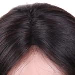Natural Looking Virgin Hair Lace Wigs , Silk Straight Human Hair Lace Front Wigs
