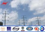 11KV Multi Sided Electric Telescoping Pole , Hot Dip Galvanised Steel Pole