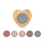Suction Baby Silicone Plate 18cm Heart Shaped