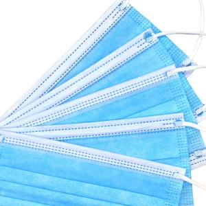 Quality Nonwoven Disposable Protective Face Mask Air Purifying Meltblown Spunbonded 3 Layer wholesale