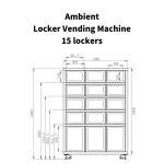 Free Match Smart Locker Vending Machine For Farm Products Fresh Fruits Locker
