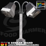 SS 18-8 Free Standing Heat Lamp Heavy Duty High Safety Elegant Looking
