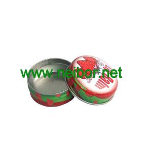 Quality 15ml small round lip balm tin container wholesale