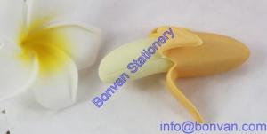 Quality kids banana shape eraser,gift advertising eraser wholesale