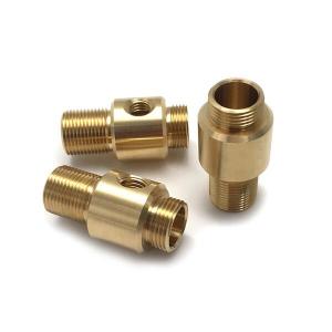 Quality 4 Axis 0.01mm Ra0.4 Brass CNC Turned Parts Without Polishing wholesale
