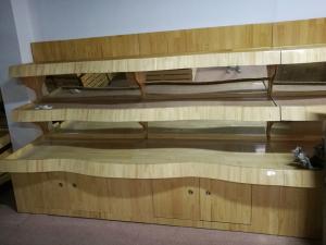 Quality Durable Wooden Retail Display Shelves Vegetable And Fruit Display Stand wholesale