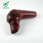OEM Hand Carved Wooden Walking Stick For Old Person Wear Resistant
