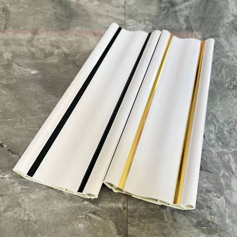 12mm 15mm SPC Skirting Installation Wall Decorative Material