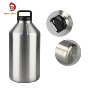 Quality 128oz 3.78L Double Wall Insulated Growler For Beer wholesale