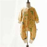 Muslin Printed Long Sleeve Sleeping Bag Clothes Woven Anti Bacterial For All