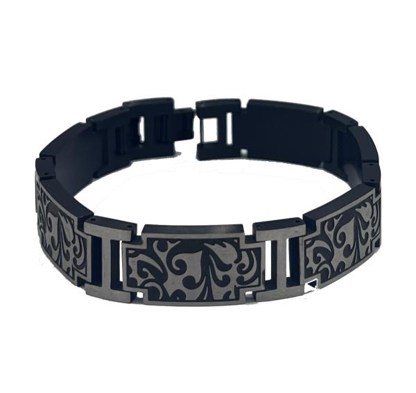 Women Men Hollow Stainless Steel Bangle Talisman Vintage Amulet Witch Knot