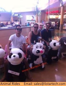 Quality plush motorized animals coin operated car kids ride Battery Operated Animal Rides wholesale