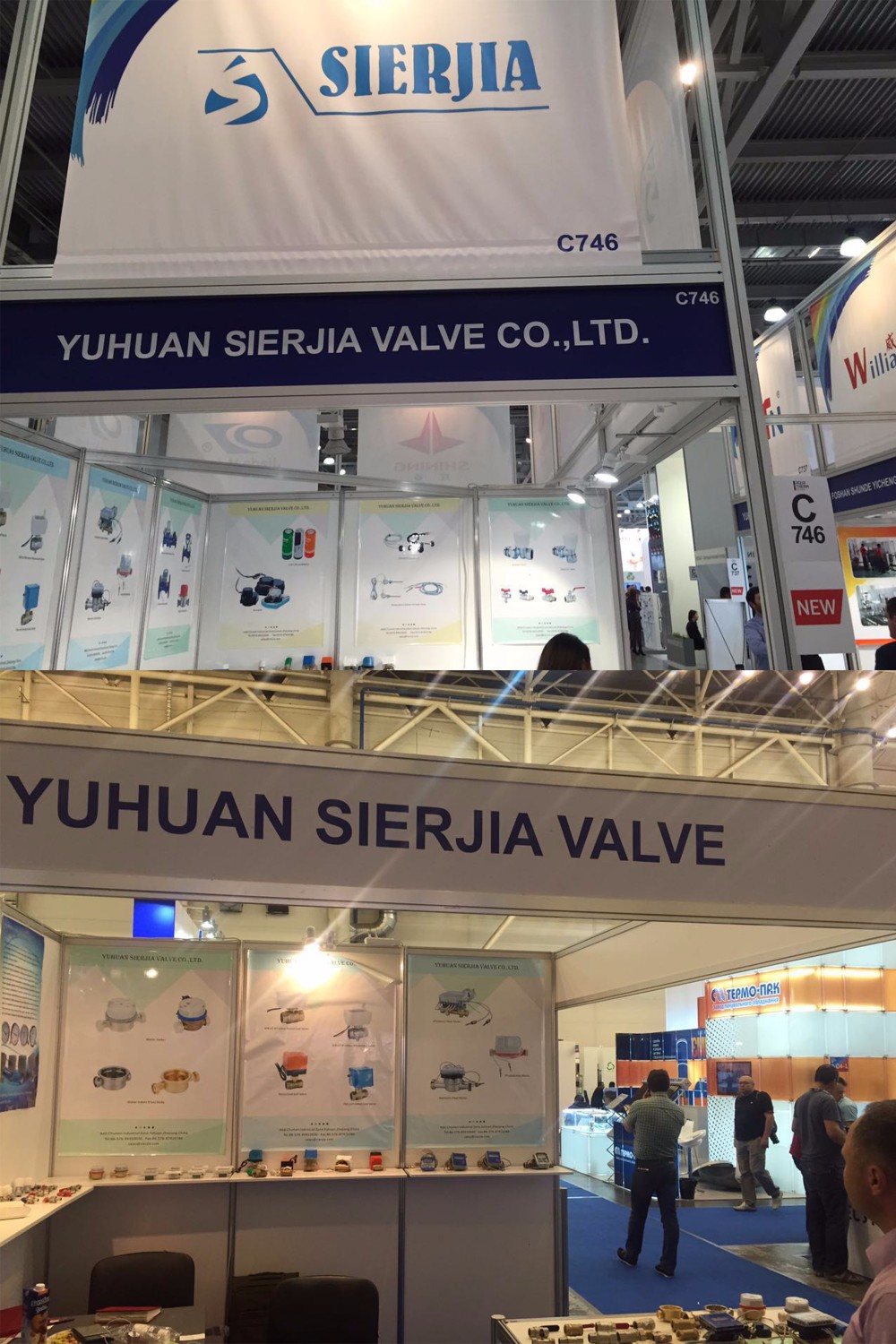 Dn15 Dn20 Dn25 Motorized Brass Water Valve , Two Way Electric Water Flow Control Valve