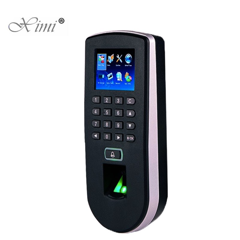 ZK F19 Biometric Fingerprint Recognition Door Access Control System TCP/IP Linux And 13.56MHZ IC Card