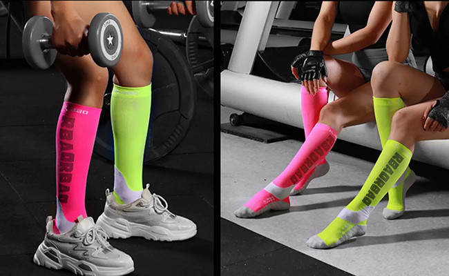 Custom Compression Sports Socks Running Cycling Nurse Fitness Compression Socks