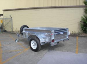 Quality Custom 7X4 Galvanised Off Road Trailer , Off Road ATV Trailer With Heavy Duty Axle wholesale