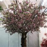 Romantic Big Artificial Blossom Tree Sakura Flower Supermarket Decoration