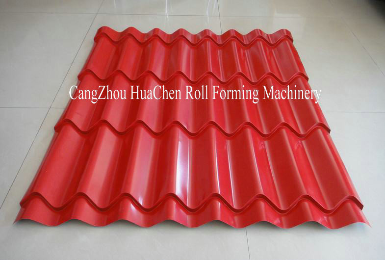 Metal Roof Panel Roofing Sheet Forming Machine With 22 Forming Stations