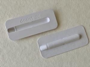 Quality Debossed Molded Paper Pulp Thermoformed E Cigarette Packaging Clean Edge wholesale