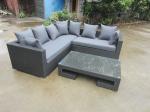 outdoor rattan sofa set
