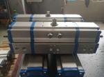 135 degree pneumatic rotary actuator control for valves