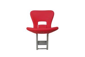 Quality Wall Mounted HDPE Foldable Stadium Seats Grey Powder Coated Support wholesale
