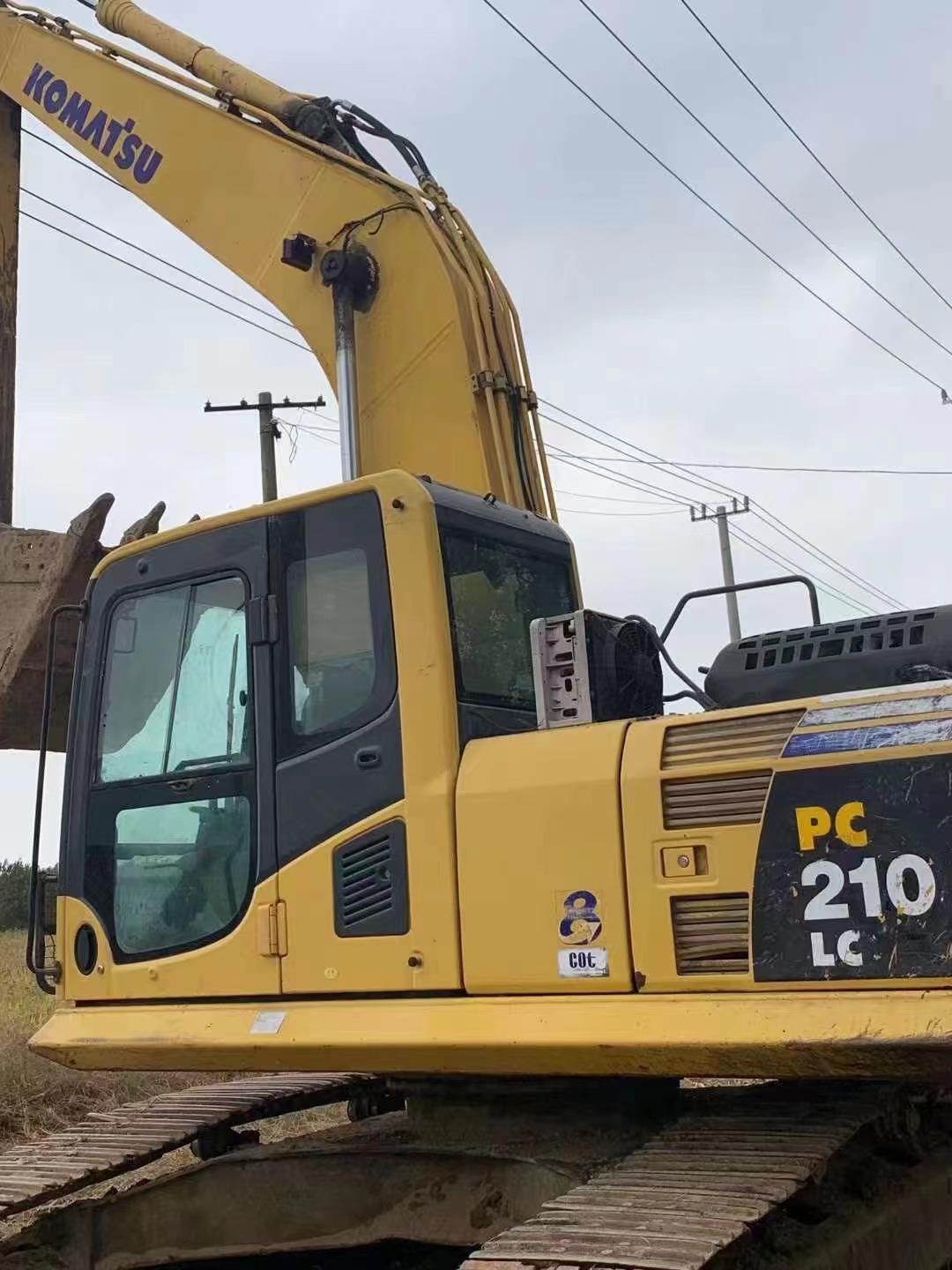 21000 KG Weight Komatsu 200-8 Excavator Original Hydraulic Pump Excellent Performance