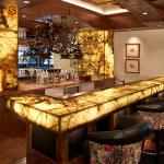 Multiple Colors LED Wine Bar Counter Non Porous Environmentally Friendly