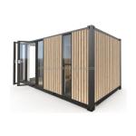 Modern One-Storey Container Houses Luxary Style Tiny Wooden Prefab Buildings for