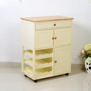 Quality Height 91.3cm Minimalist Style French Wine Bottle Rack With 4 Wheels wholesale