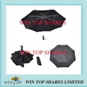 Quality Automatic Embossed Black Man Universal Umbrella wholesale