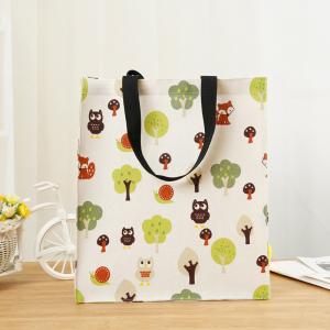 Mini Waxed Coated Canvas Tote