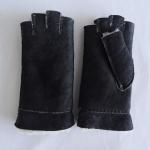 Wholesale promotional Shearling Sheepskin Gloves sheepskin fingerless gloves