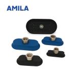 Flat Oval Vacuum Suction Cups MAOF HT2 With High Temperature Resistance