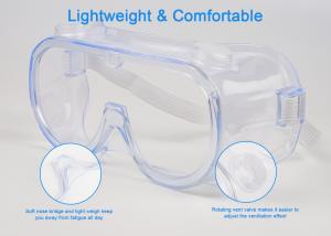Quality Anti Virus Safety Clear Lens Eyewear Anti Fog Glasses Goggles For Medical Use wholesale
