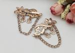 Customized Color Shoe Accessories Chains Corrosion Resistant 45MM Lead Free