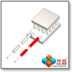 Quality TES1-012 Series (4.2x6.2mm) Peltier Chip/Peltier Module/Thermoelectric Chip/TEC/Cooler wholesale