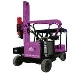 Small Pile Driving Equipment Highway Guardrail Piling Machinery Hydraulic Pile