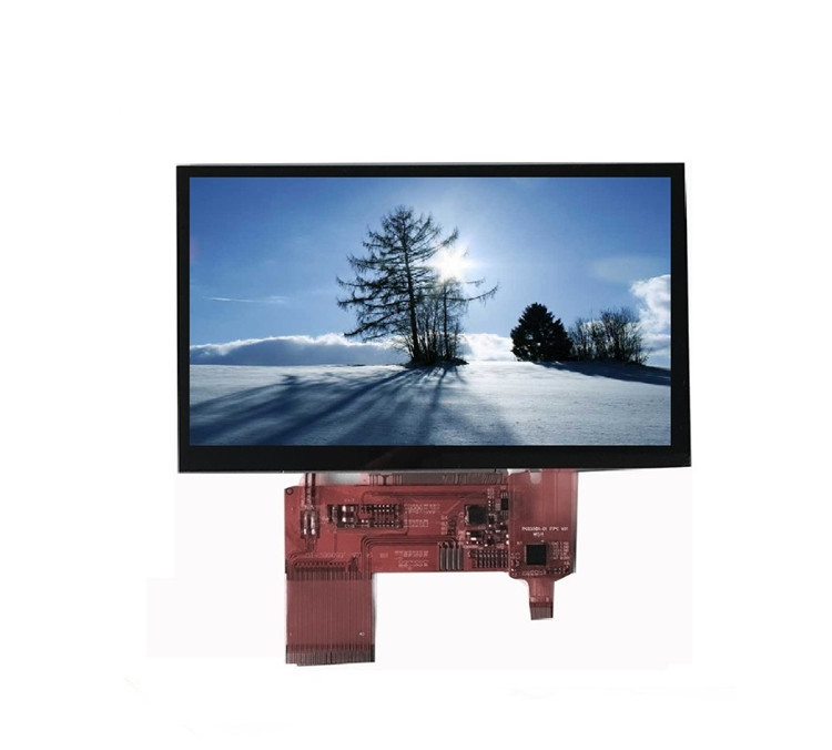 800*480 ST7262 LVDS Interface 5 Inch Tft Lcd Display
