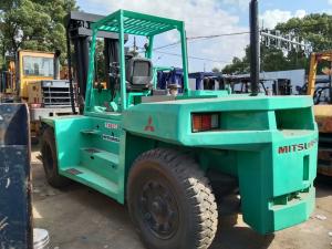 Quality USED MITSUBISHI FD140 14Ton Forklift Original Japanese wholesale