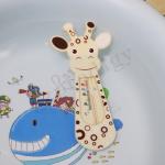 Shatter Resistant Baby Bath Thermometer Odorless Cartoon Shape