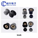 BONENS 4mm 6.35mm 6.4mm Potentiometer Knob Amplifier Knobs KYP25-18-6J KYP16-16