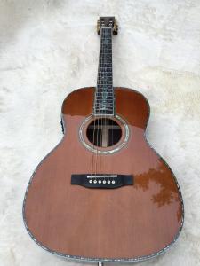 Quality 39 inch 000 style acoustic Guitar,Real Abalone inlays,Ebony fingerboard,Solid spruce top,Rosewood back and sides wholesale