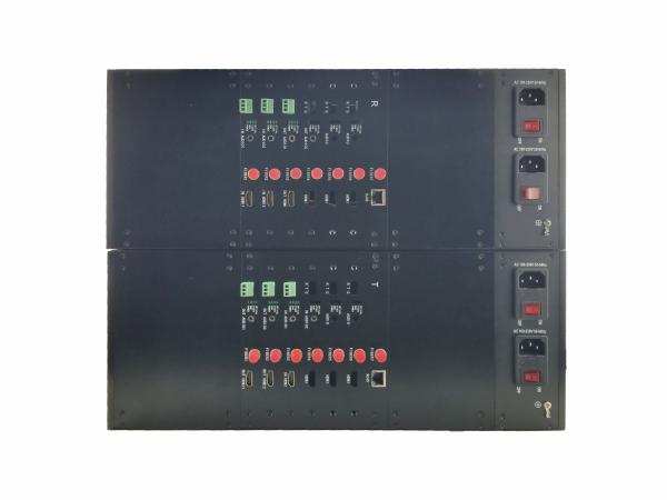 4U rack Full HD lossless 1080P/60Hz HDMI with RS232 audio to Fiber Optic