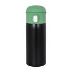 Finger Touch Open Thermos Bottle Double Wall Stainless Steel