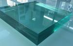 Polished Edge Clear Laminated Tempered Glass Customized