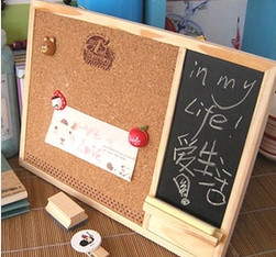 Home Office Decorative Message Boards , Soft Wood Small Cork Pin Board