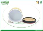 Luxury Cylinder Cardboard Tube Boxes Custom Printed For Candle Packaging
