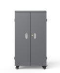 64 Bays PC Classroom Ipad Mobile Device Charging Cart 670x500x1320mm